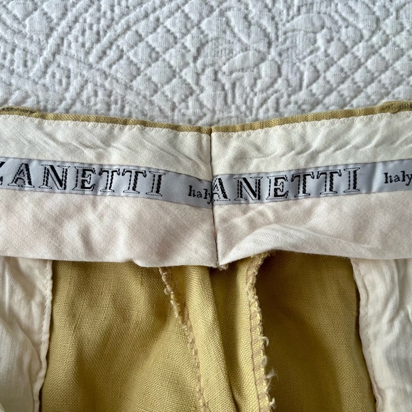 100% Linen Made in Italy Trousers - Picture 11 of 15